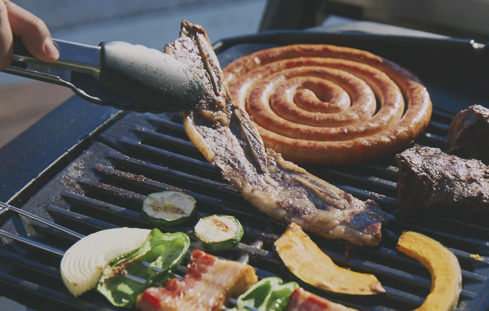 バーベキューの写真