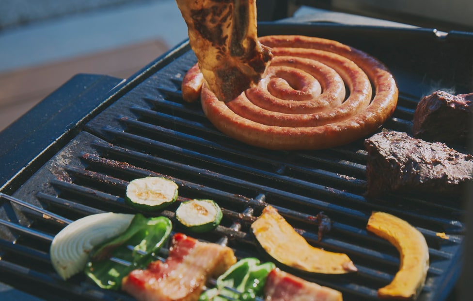 バーベキューの写真