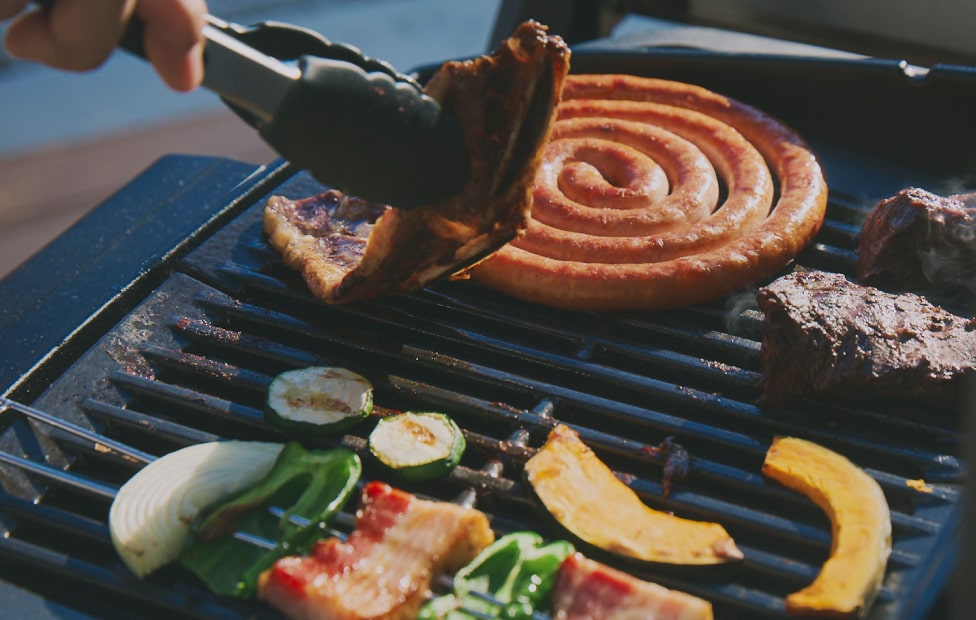 バーベキューの写真