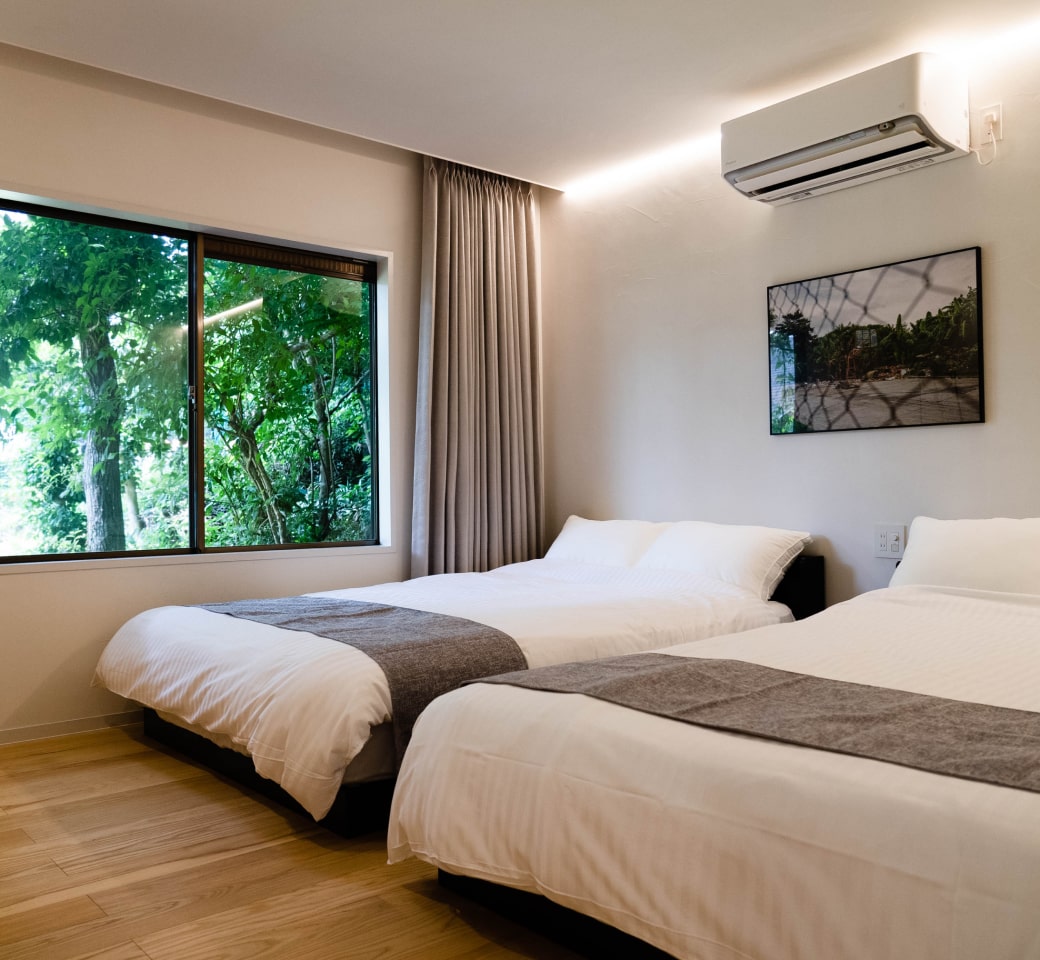 ballaholic PLAY & STAY 伊豆高原のベッドルーム